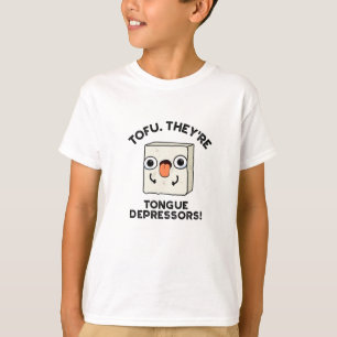 Camiseta Tofu. Son depresores de lengua divertidos bollos d