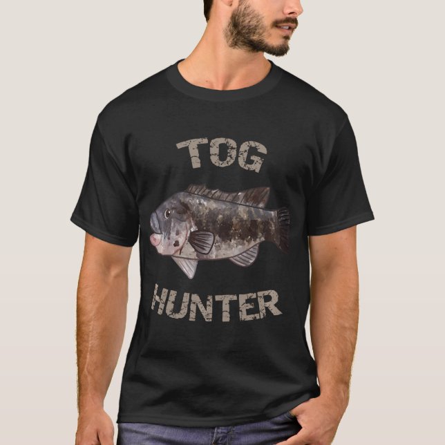 Camiseta Tog Hunter Blackfish Tautog (Anverso)