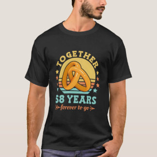Camiseta Together 58 Years Forever To Go 58Th Wedding Anniv