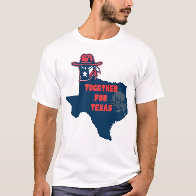 Camiseta Together for Texas T-Shirt – Unity Pride Tee  (Anverso)