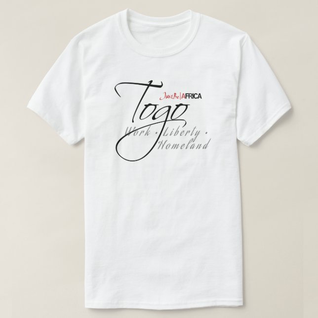 Camiseta Togo liso - luz (Diseño del anverso)