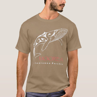 Camiseta Tohora Moorea Tribal Tattoo Humpback Whale Design