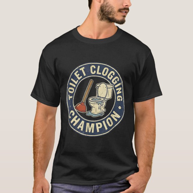 Camiseta Toilet Clogging Chamon  (Anverso)