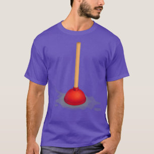 Camiseta Toilet Plunger Funny Plumber Baño