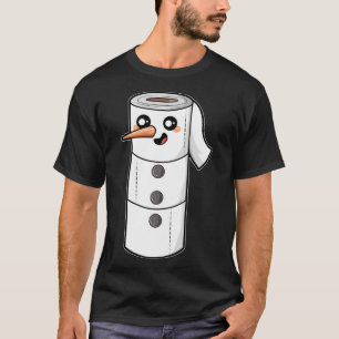 Camiseta Toilet Snowman Merry Quarantine Navidades 2020