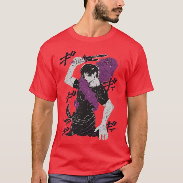 Camiseta toji animeoji fushiguro funny (Anverso)