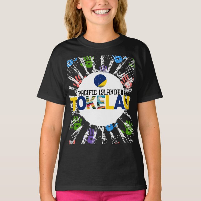 Camiseta Tokelau Niños de Tokelau Niños pequeños bebés cami (Anverso)