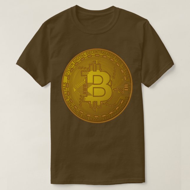 Camiseta token de bitcoin (Diseño del anverso)