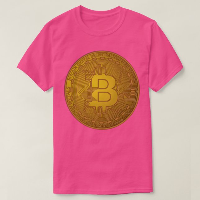 Camiseta token de bitcoin 1 (Diseño del anverso)