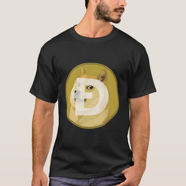 Camiseta token de criptodivisa de Dogecoin (Anverso)