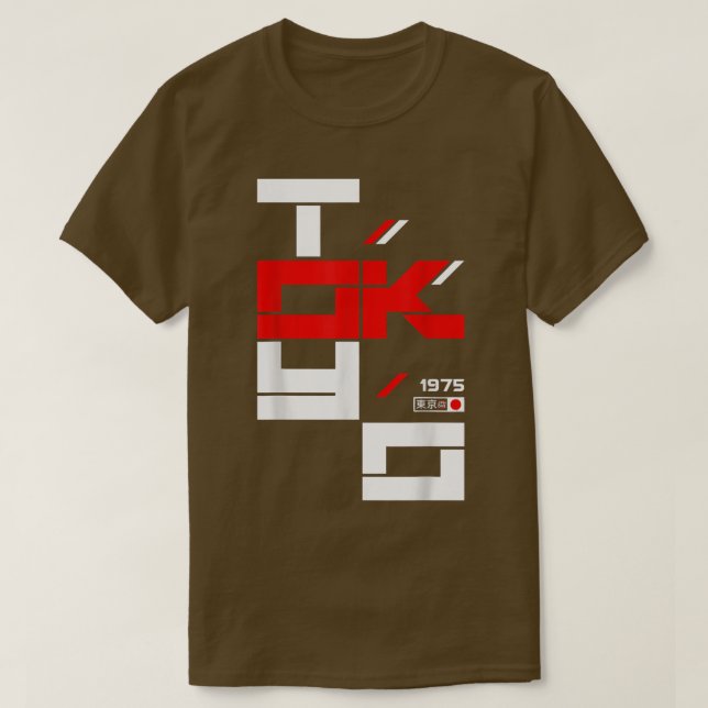 Camiseta Tokio 1975 1081 (Diseño del anverso)