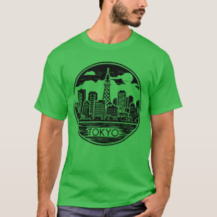 Camiseta Tokio Ciudad Japón vintage
