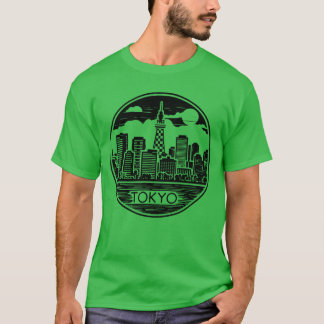Camiseta Tokio Ciudad Japón vintage