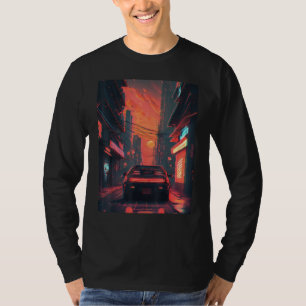 Camiseta Tokio Cyberpunks Retro lo-fi indie Japón de ambien