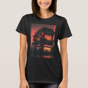 Camiseta Tokio Cyberpunks Retro lo-fi indie Japón de ambien