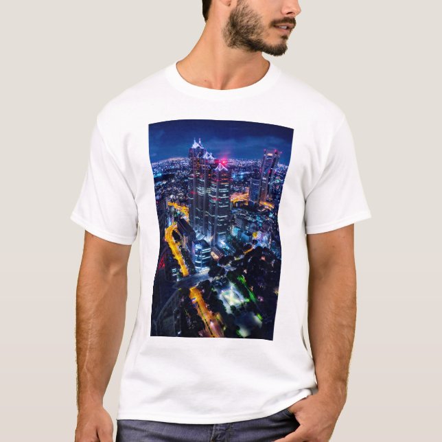 Camiseta Tokio de noche (Anverso)