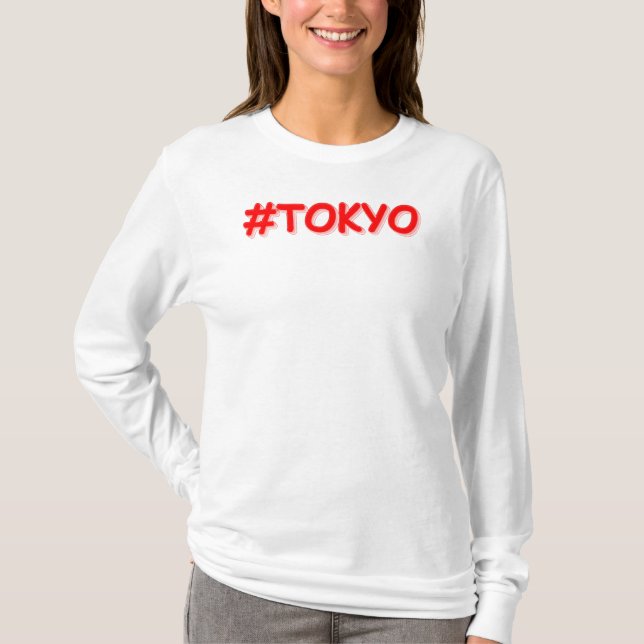 Camiseta "Tokio", diseño elegante. ¡Hazte con una en Zazzle (Anverso)