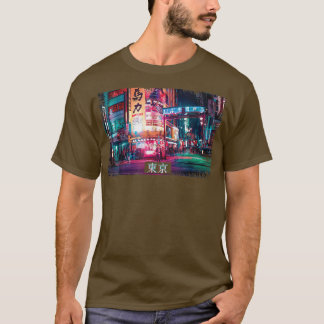 Camiseta Tokio estético con vaporolas Japón 80 Meme de los 