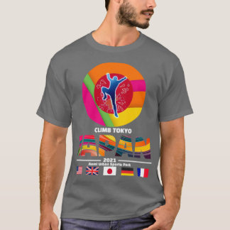 Camiseta Tokio Japón 2021, un nuevo deporte escalando la ma