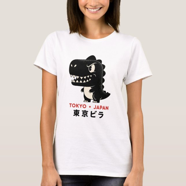 Camiseta tokio japon godzilla (Anverso)