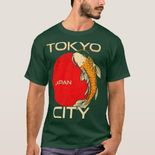 Camiseta Tokio Japón Koi Fish