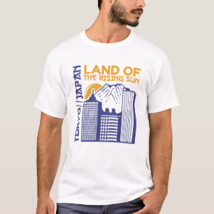 Camiseta Tokio Japón Tierra del Sol Naciente Diseño de Ciud