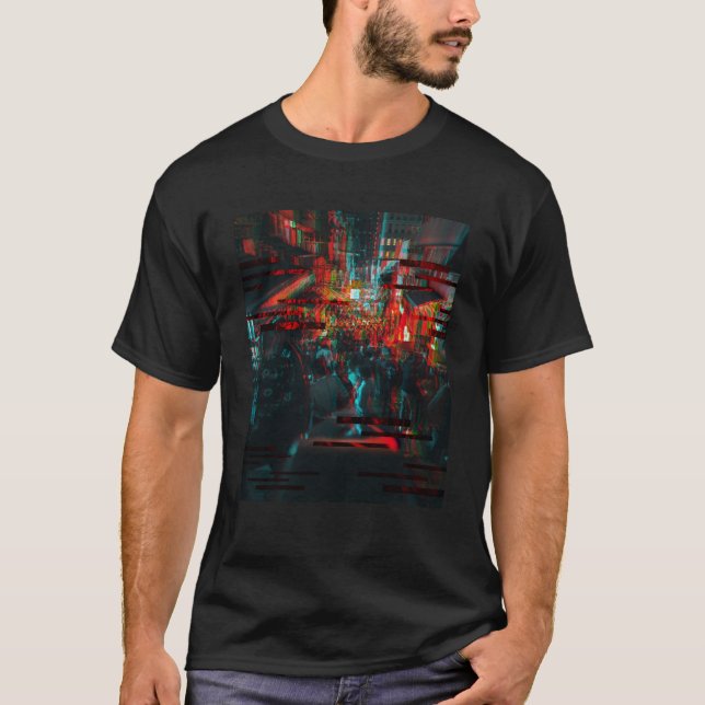 Camiseta Tokio Meme de Tokio de estilo estético de Vaporwav (Anverso)