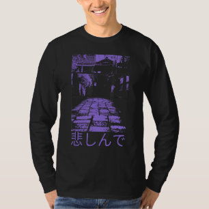 Camiseta Tokio Retro Lofi Tokio Calzado japonés Vaporwave d