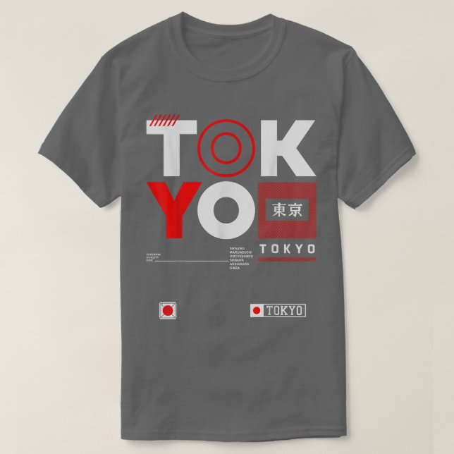 Camiseta Tokio Shinjuku Marunouchi  (Diseño del anverso)