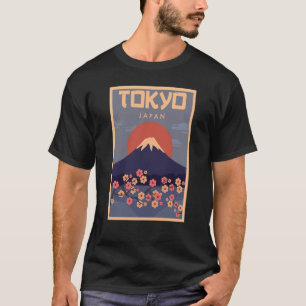 Camiseta Tokio Volcán Fuji Japón