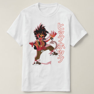 Camiseta Tokio y Japón aman el hiphop