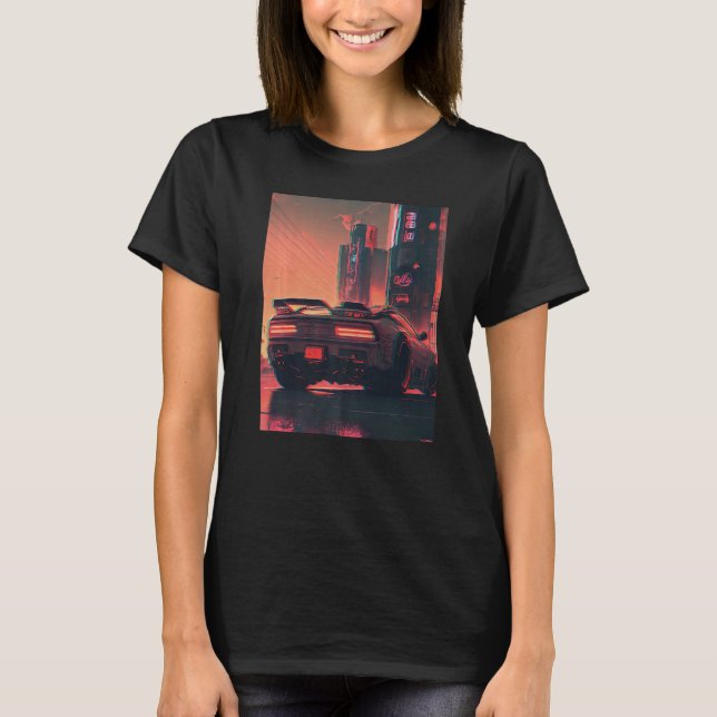 Camiseta Tokyo Cyberpunks Retro lo fi indie Japan vibe aest (Anverso)