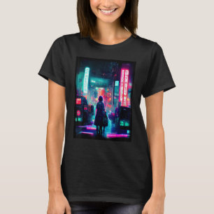 Camiseta Tokyo Cyberpunks Retro lo fi indie Japan vibe aest