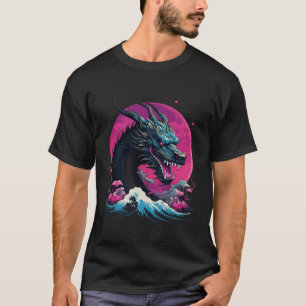 Camiseta Tokyo Dragon Asian Retro 80Â€™S