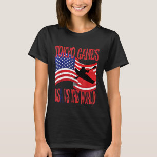 Camiseta TOKYO GAMES EEUU vs EL MUNDIAL CANOE ROWING