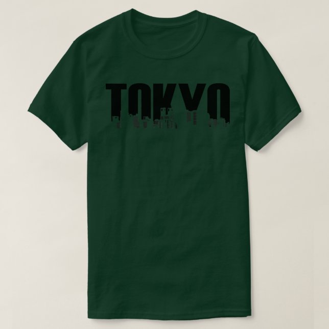 Camiseta Tokyo Japan Asia Skyline Sightview (Diseño del anverso)