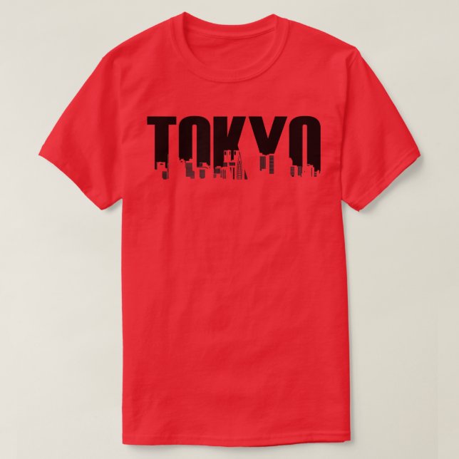 Camiseta Tokyo Japan Asia Skyline Sightview T-Shirt (Diseño del anverso)