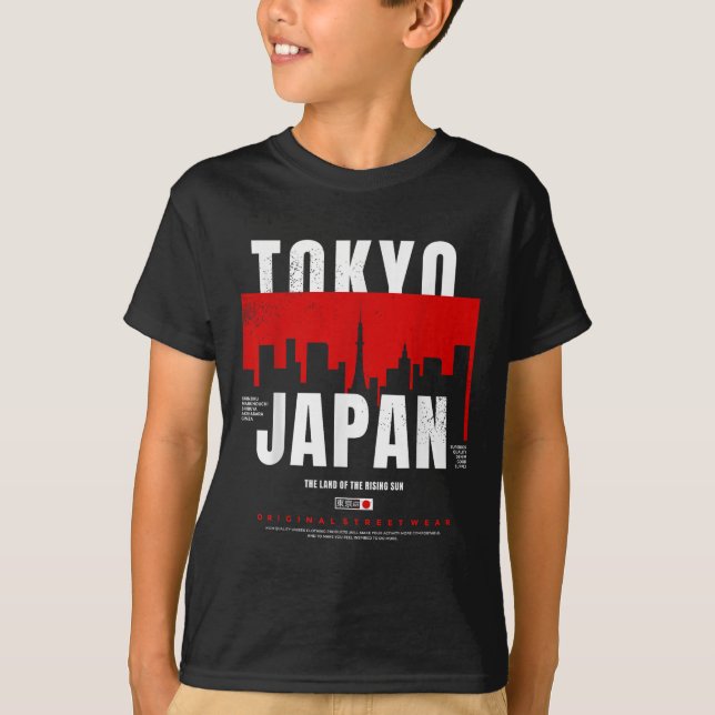 Camiseta Tokyo Japan The Land Of The Rising Sun Original St (Anverso)