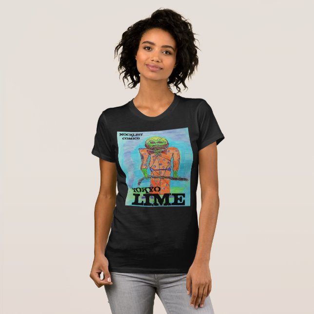CAMISETA TOKYO LIME (Anverso completo)