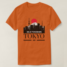 Camiseta Tokyo Marathon Finisher 2025, ejecución personaliz