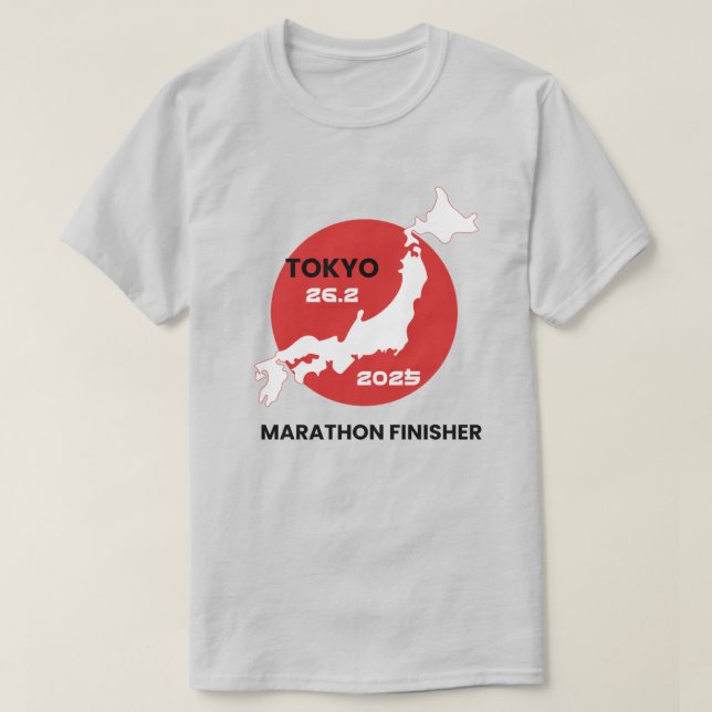 Camiseta Tokyo Marathon Finisher 2025, Tokyo Runner Gift (Diseño del anverso)