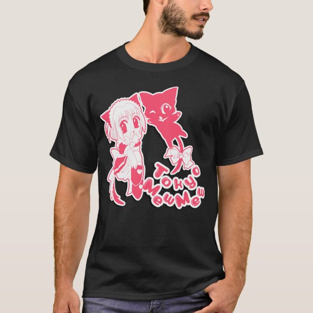Camiseta Tokyo Mew Mew - Estilo Furoku (Anverso)
