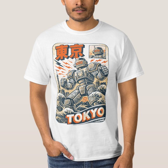 Camiseta Tokyo Robot (Anverso)