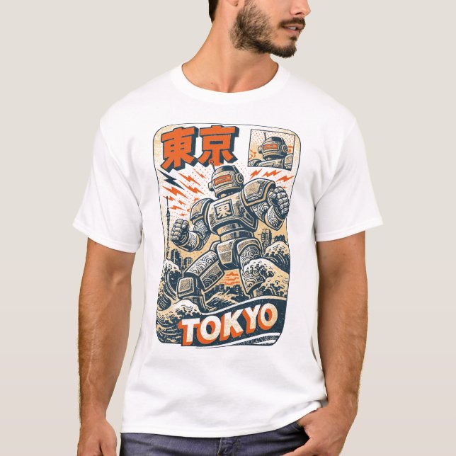 Camiseta Tokyo Robot (Anverso)