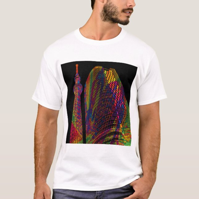 Camiseta Tokyo Skytree with ORIGAMI (Anverso)