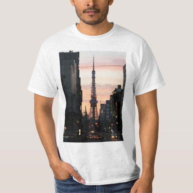 Camiseta Tokyo Tower Sunrise 東 京 タ ワ 日 の 出 (Anverso)