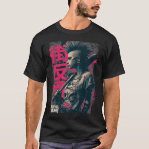 Camiseta Tokyo Yami – Chica Punk Rebelde de la Calle