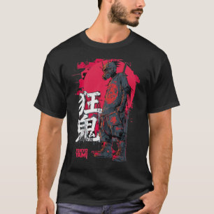Camiseta Tokyo Yami – guerrero callejero loco demonio con j