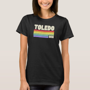 Camiseta Toledo Ohio Orgullo Bandera Arcoiris Orgullo Gay M