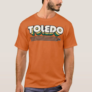 Camiseta Toledo Ohio Retro Stripes